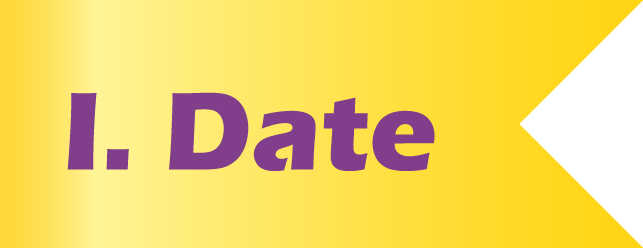 I. Date I. Date